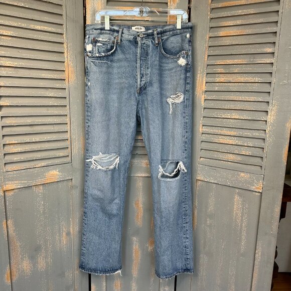 AGOLDE 90's Mid-Rise Loose Fit Jean Isolate Sz 29 - Picture 3 of 16